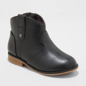 Toddler Girls' Tiffy Booties - Cat & Jack‚ Black